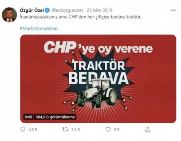 Sinan Burhan ile İsmail Dükel arasında 'bedava traktör' kavgası